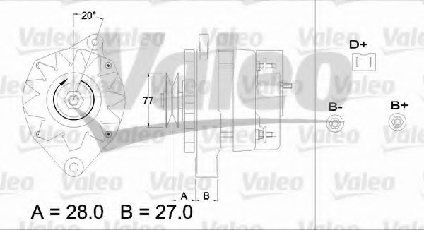 VALEO 433407 Alternator